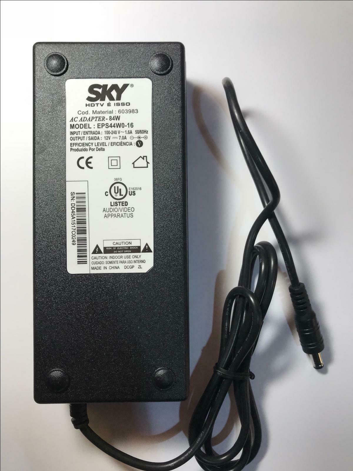 NEW SKY 603983 EPS44W0-16 12V 7.0A POWER SUPPLY CHARGER - Click Image to Close
